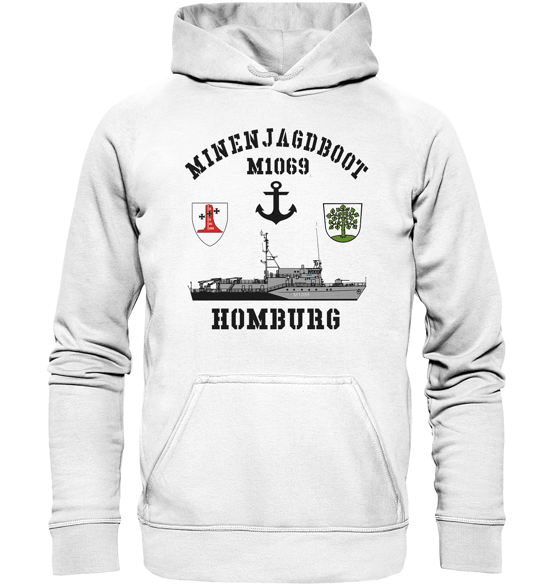 Mij.-Boot M1069 HOMBURG Anker 1.MSG - Basic Unisex Hoodie