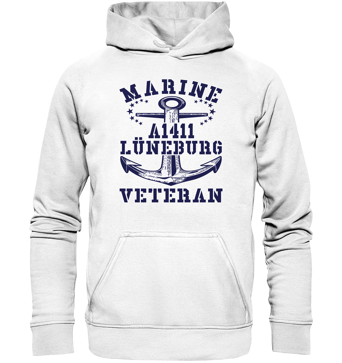 Troßschiff A1411 LÜNEBURG Marine Veteran - Basic Unisex Hoodie