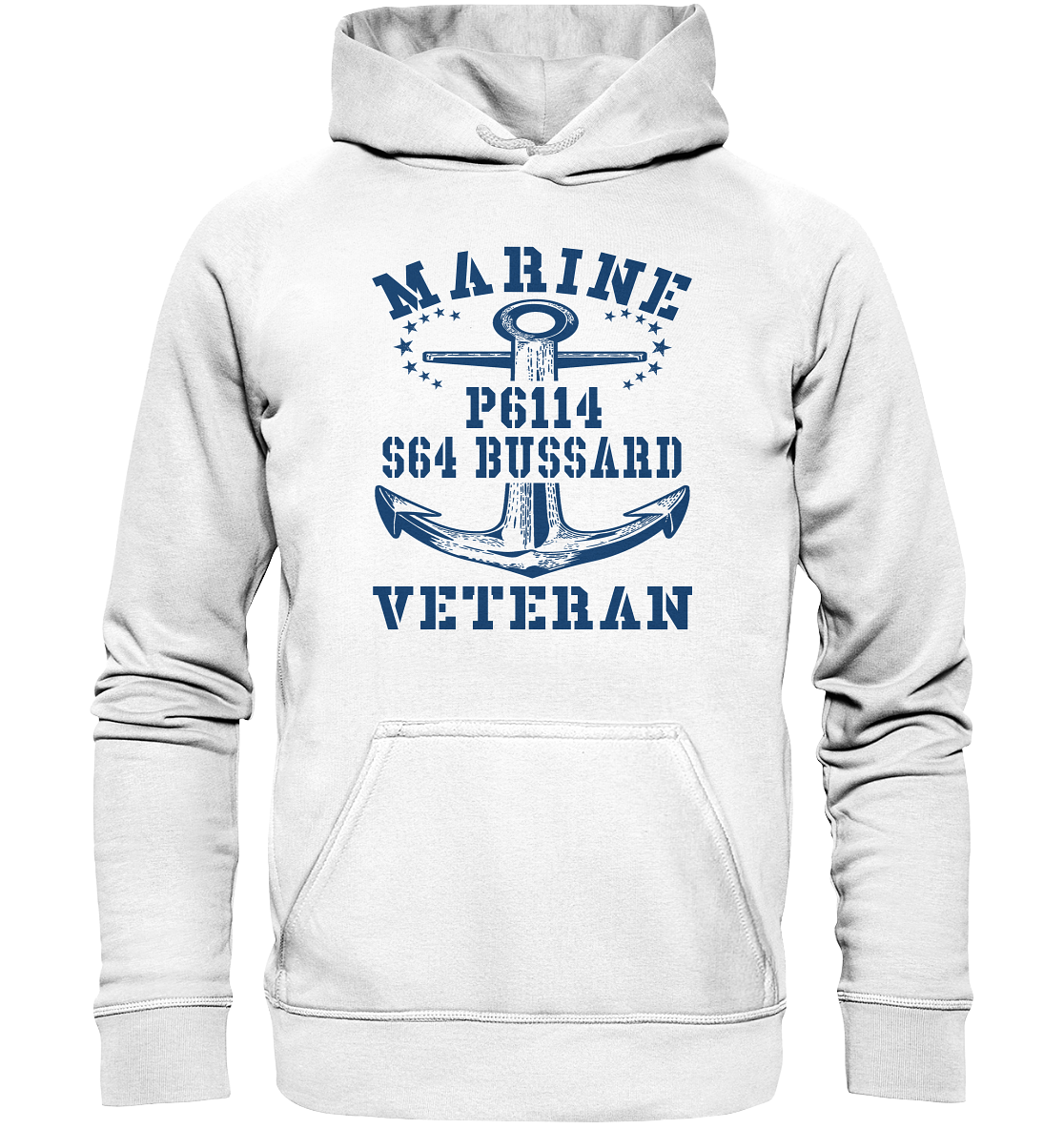 FK-Schnellboot P6114 BUSSARD Marine Veteran - Basic Unisex Hoodie