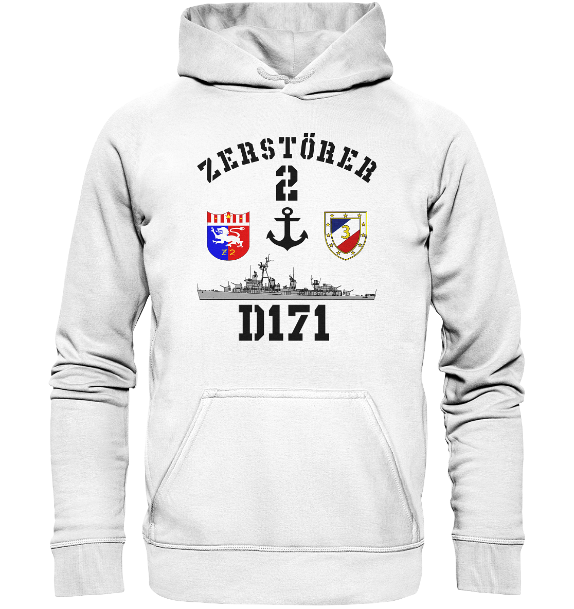D171 ZERSTÖRER 2 Anker - Basic Unisex Hoodie