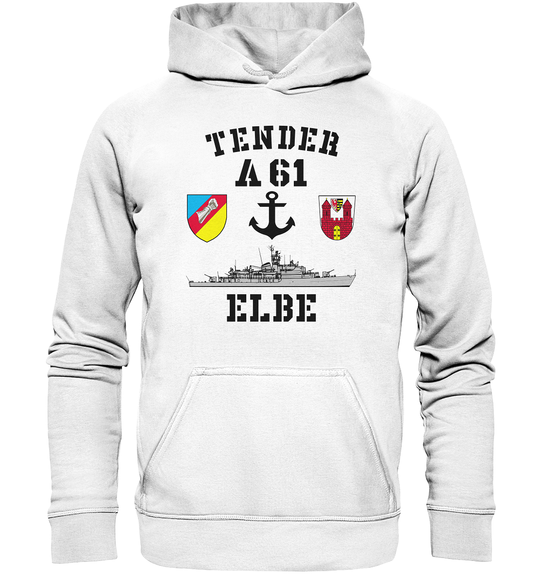 Tender A61 ELBE 2.SG ANKER - Basic Unisex Hoodie