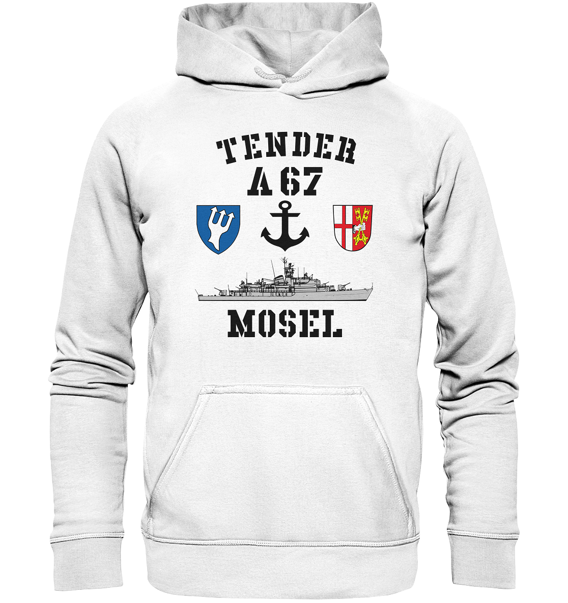 Tender A67 MOSEL 5.MSG ANKER - Basic Unisex Hoodie
