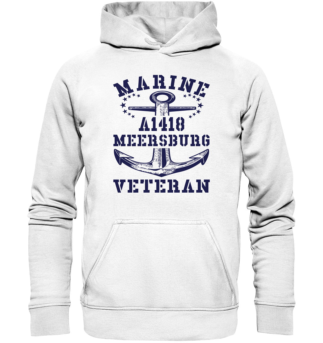 Troßschiff A1418 MEERSBURG Marine Veteran - Basic Unisex Hoodie