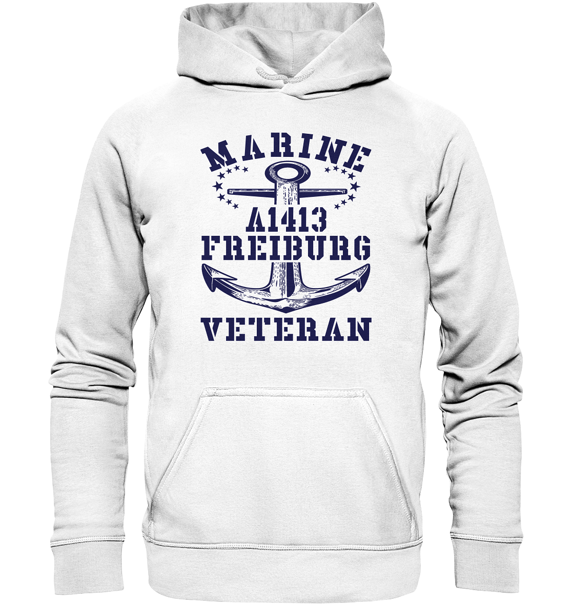 Troßschiff A1413 FREIBURG Marine Veteran - Basic Unisex Hoodie