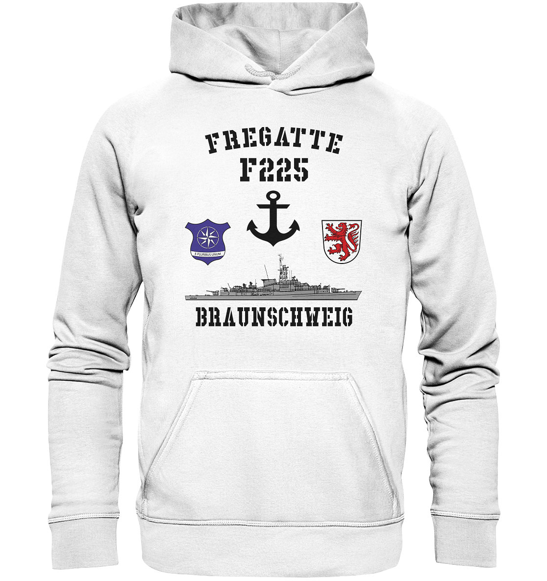 Fregatte F225 BRAUNSCHWEIG Anker - Basic Unisex Hoodie