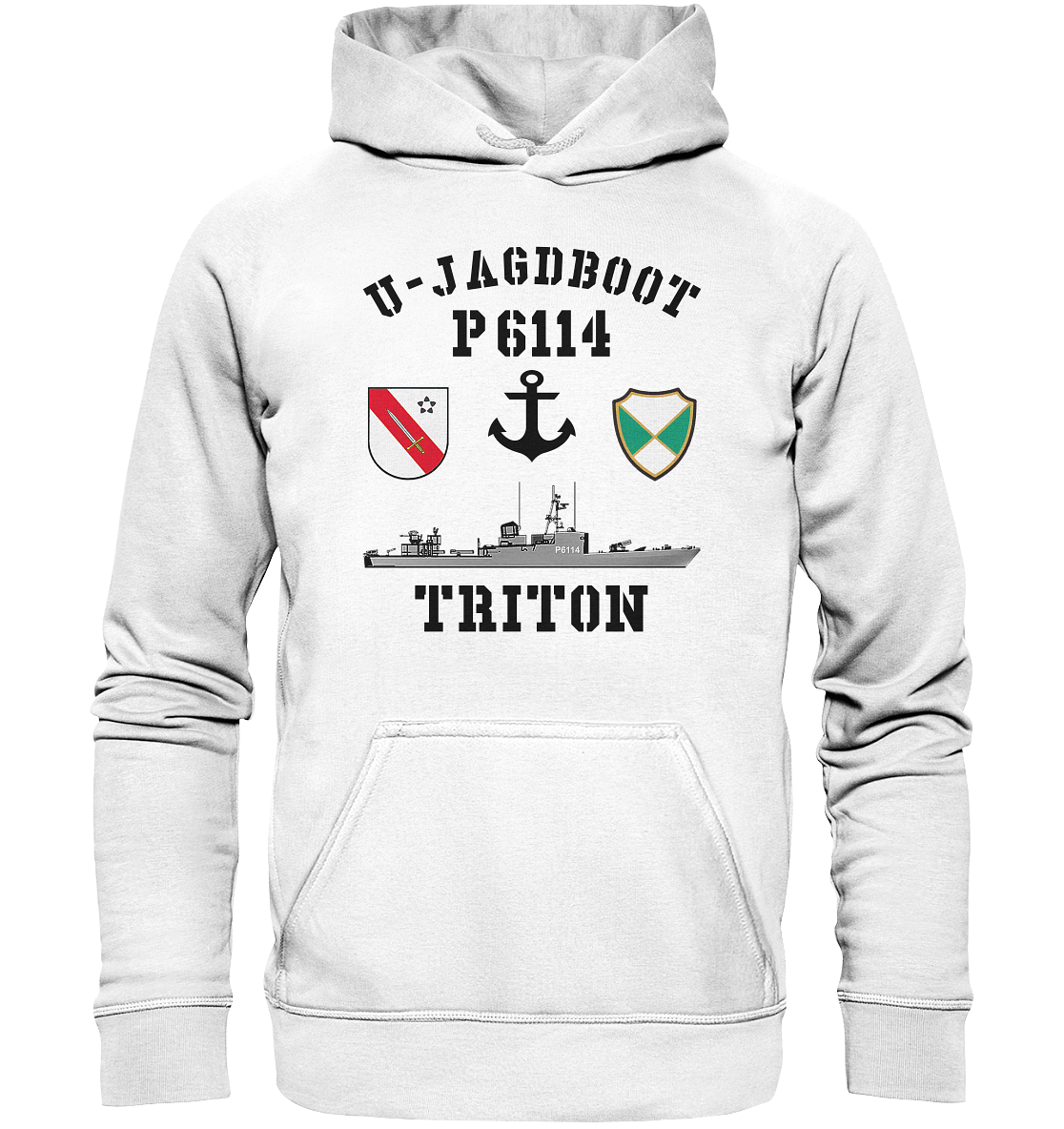 U-Jagdboot P6114 TRITON Anker - Basic Unisex Hoodie