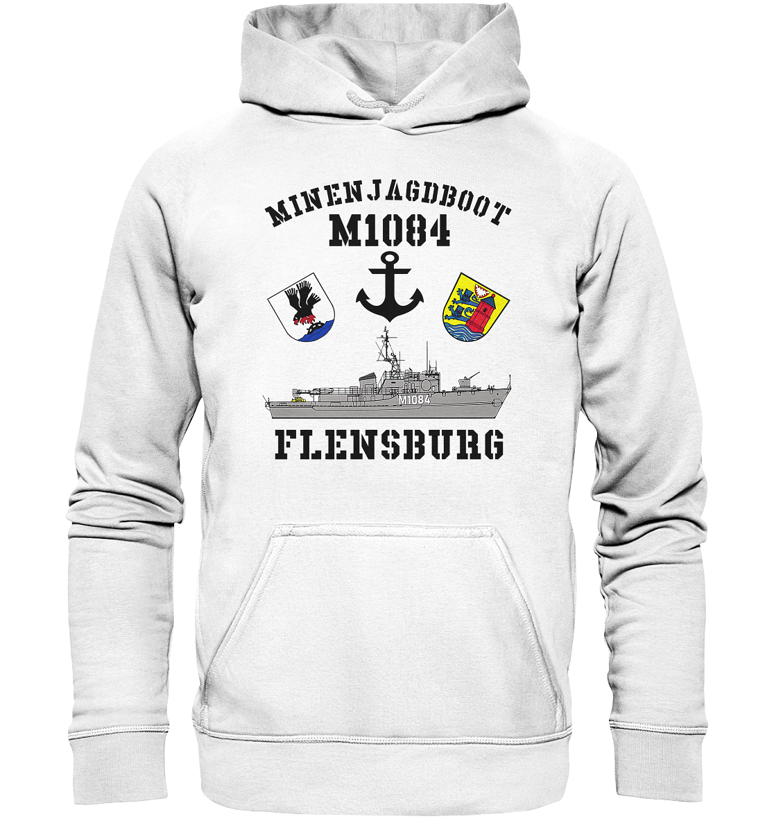 Mij.-Boot M1084 FLENSBURG - Basic Unisex Hoodie