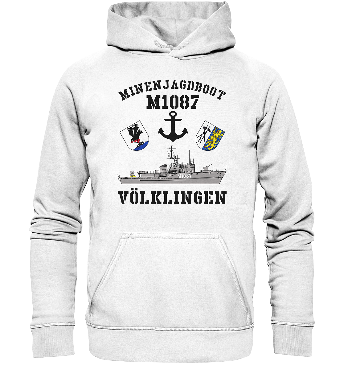 Mij.-Boot M1087 VÖLKLINGEN - Basic Unisex Hoodie