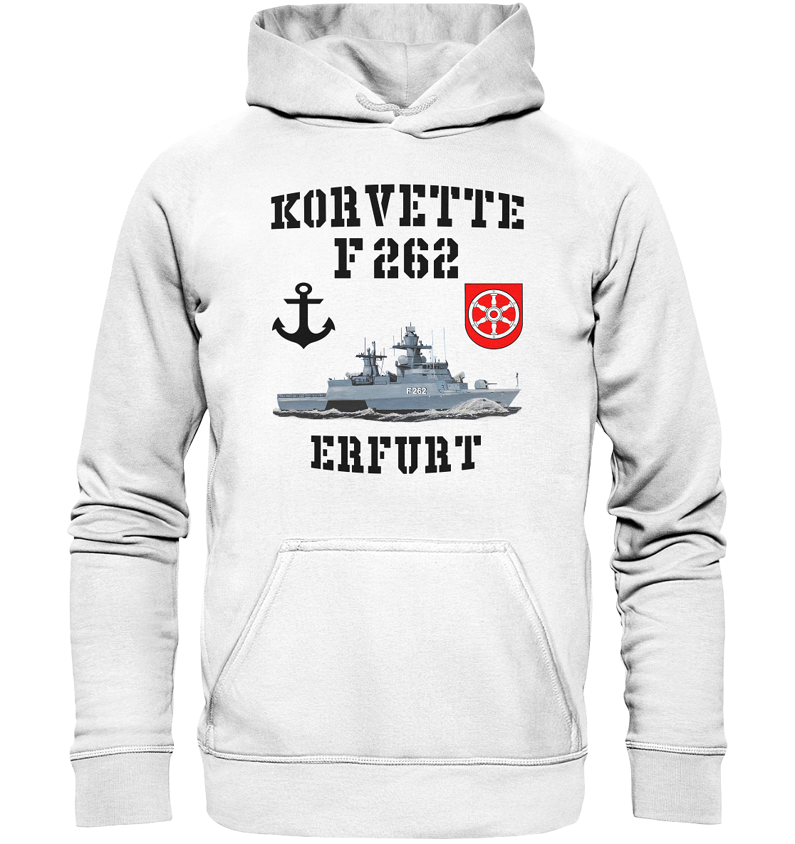 Korvette F262 ERFURT Anker - Basic Unisex Hoodie