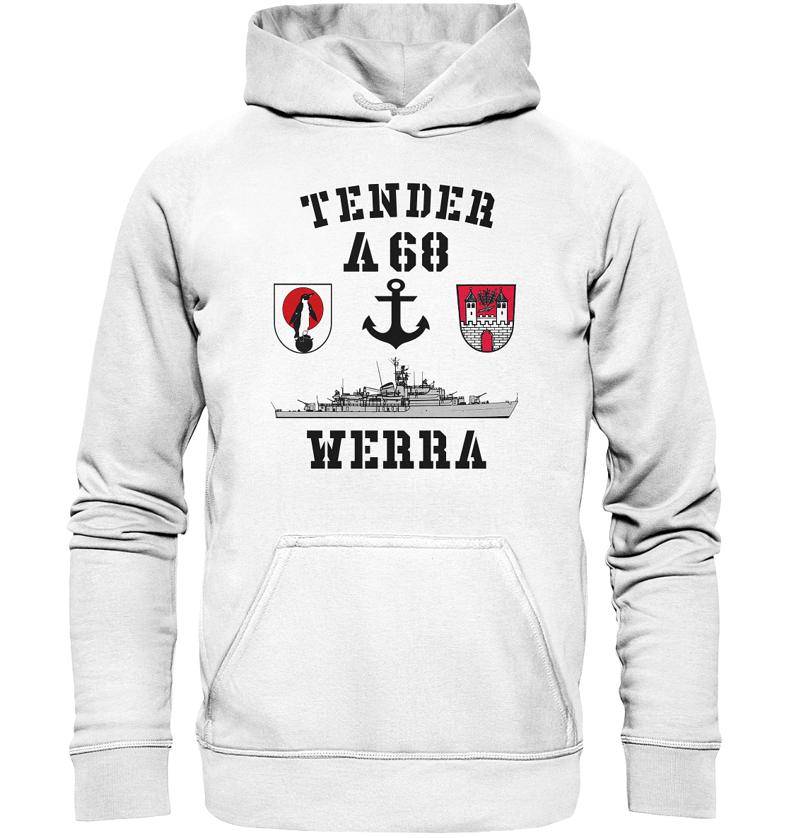 Tender A68 WERRA 6.MSG Anker - Basic Unisex Hoodie