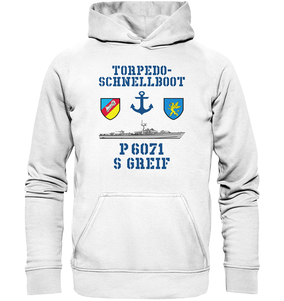 Torpedo-Schnellboot P6071 GREIF - Basic Unisex Hoodie