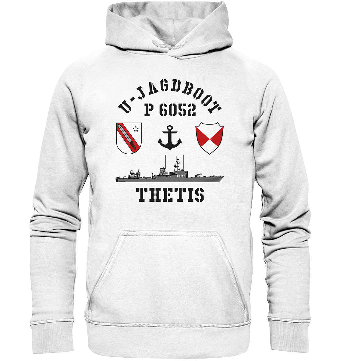 U-Jagdboot P6052 THETIS Anker - Basic Unisex Hoodie