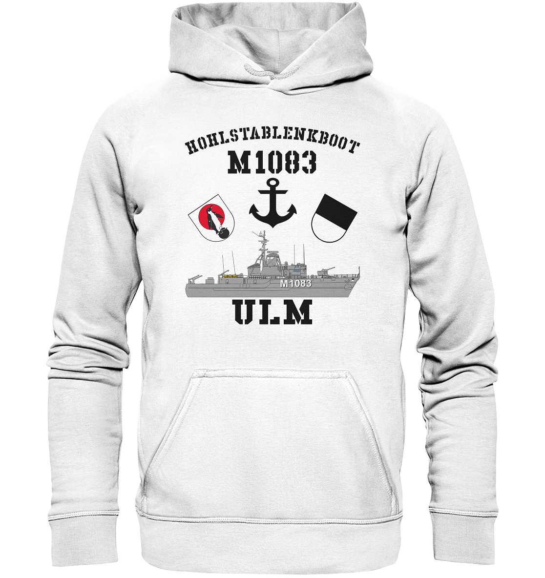 M1083 HL-Boot ULM - Basic Unisex Hoodie