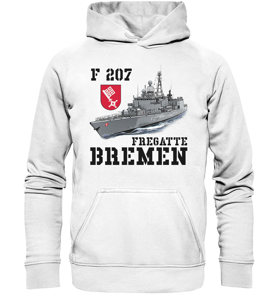 F207 Fregatte BREMEN - Basic Unisex Hoodie