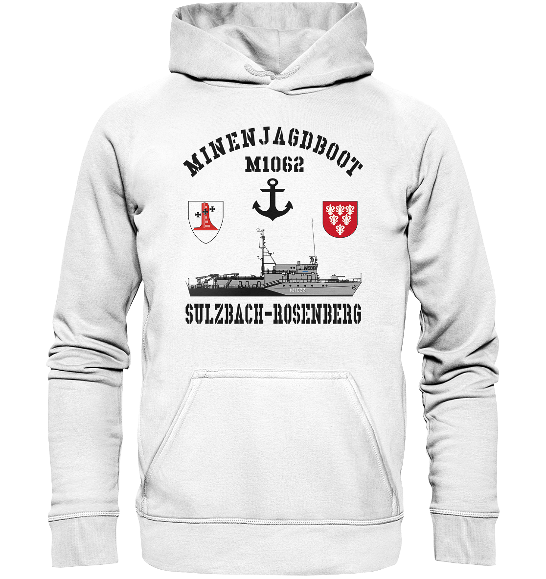 Mij.-Boot M1062 SULZBACH-ROSENBERG Anker 1.MSG - Basic Unisex Hoodie