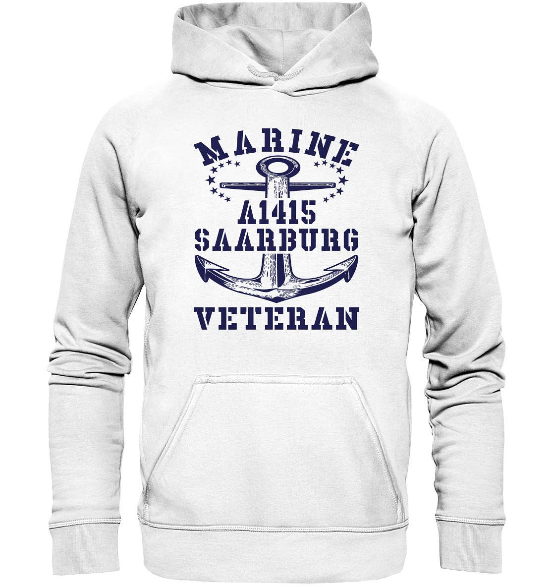 Troßschiff A1415 SAARBURG Marine Veteran - Basic Unisex Hoodie