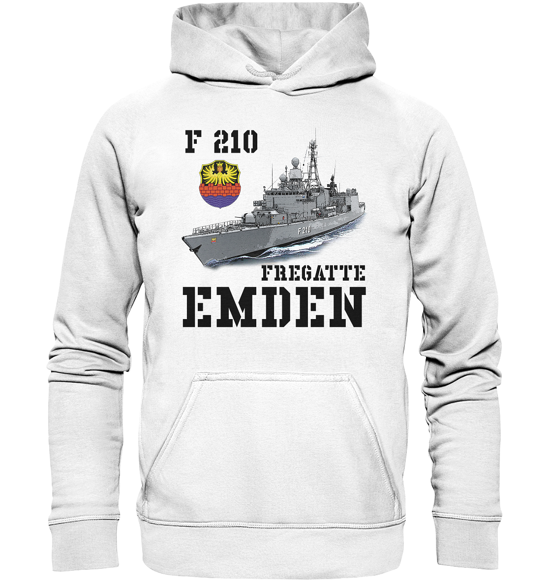 F210 Fregatte EMDEN - Basic Unisex Hoodie