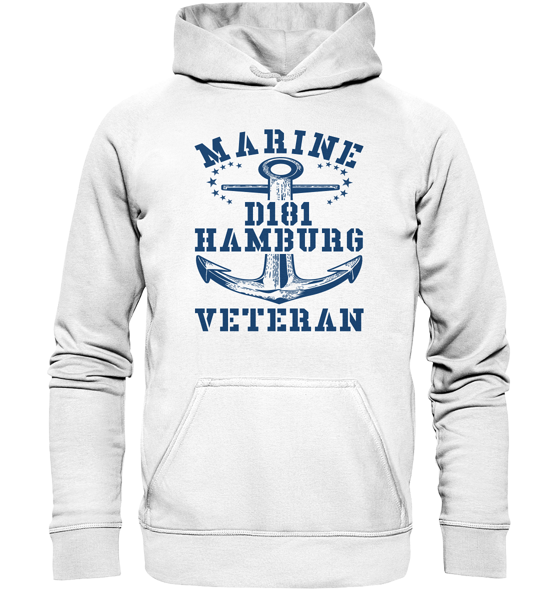 Zerstörer D181 HAMBURG Marine Veteran - Basic Unisex Hoodie