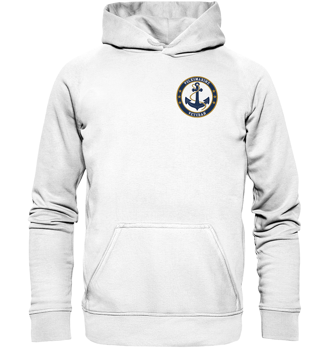 VOLKSMARINE Marine Veteran Brustlogo - Basic Unisex Hoodie