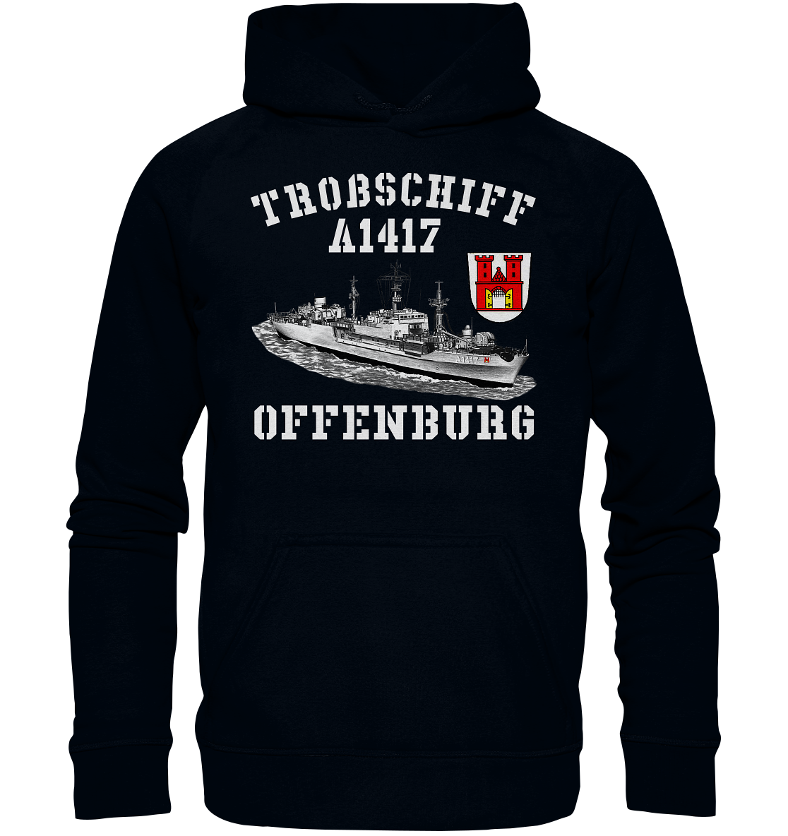 Troßschiff A1417 OFFENBURG - Basic Unisex Hoodie XL
