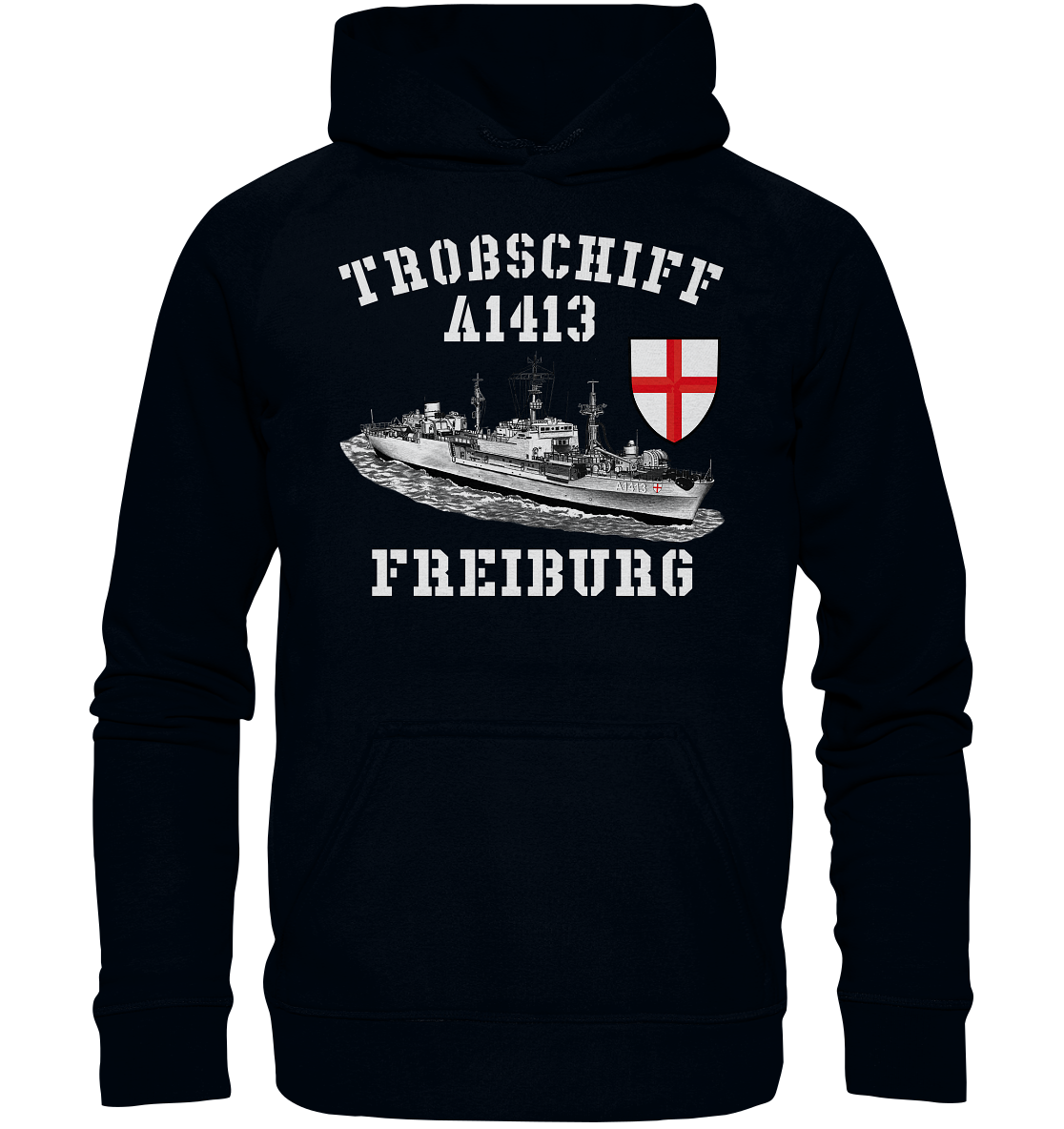 Troßschiff A1413 FREIBURG - Basic Unisex Hoodie XL