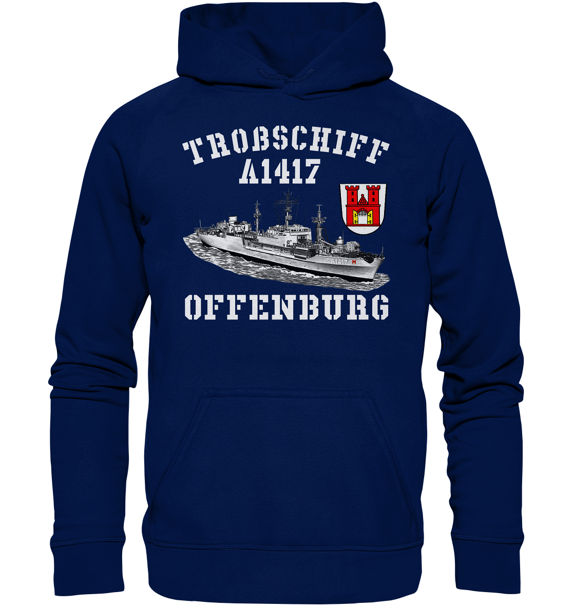 Troßschiff A1417 OFFENBURG - Basic Unisex Hoodie XL