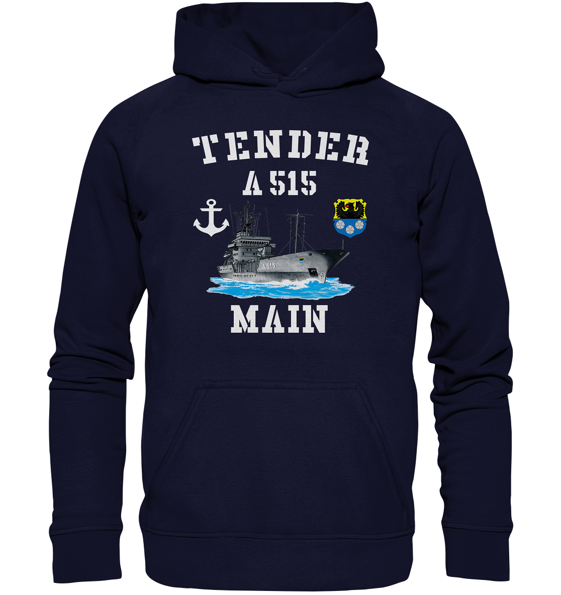 Tender A515 MAIN Anker - Basic Unisex Hoodie XL