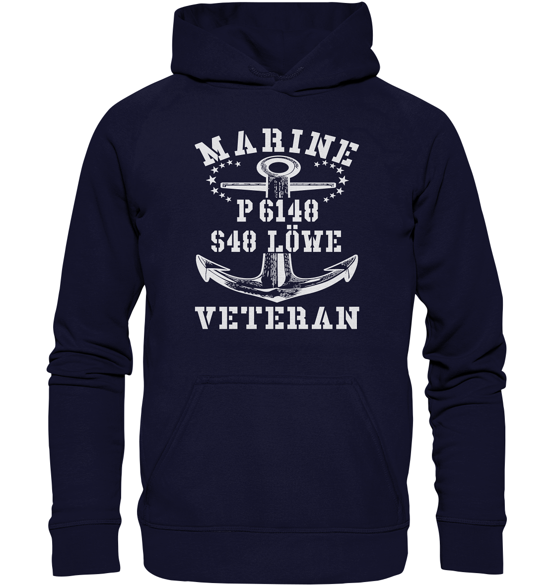 P6148 S48 LÖWE Marine Veteran - Basic Unisex Hoodie XL