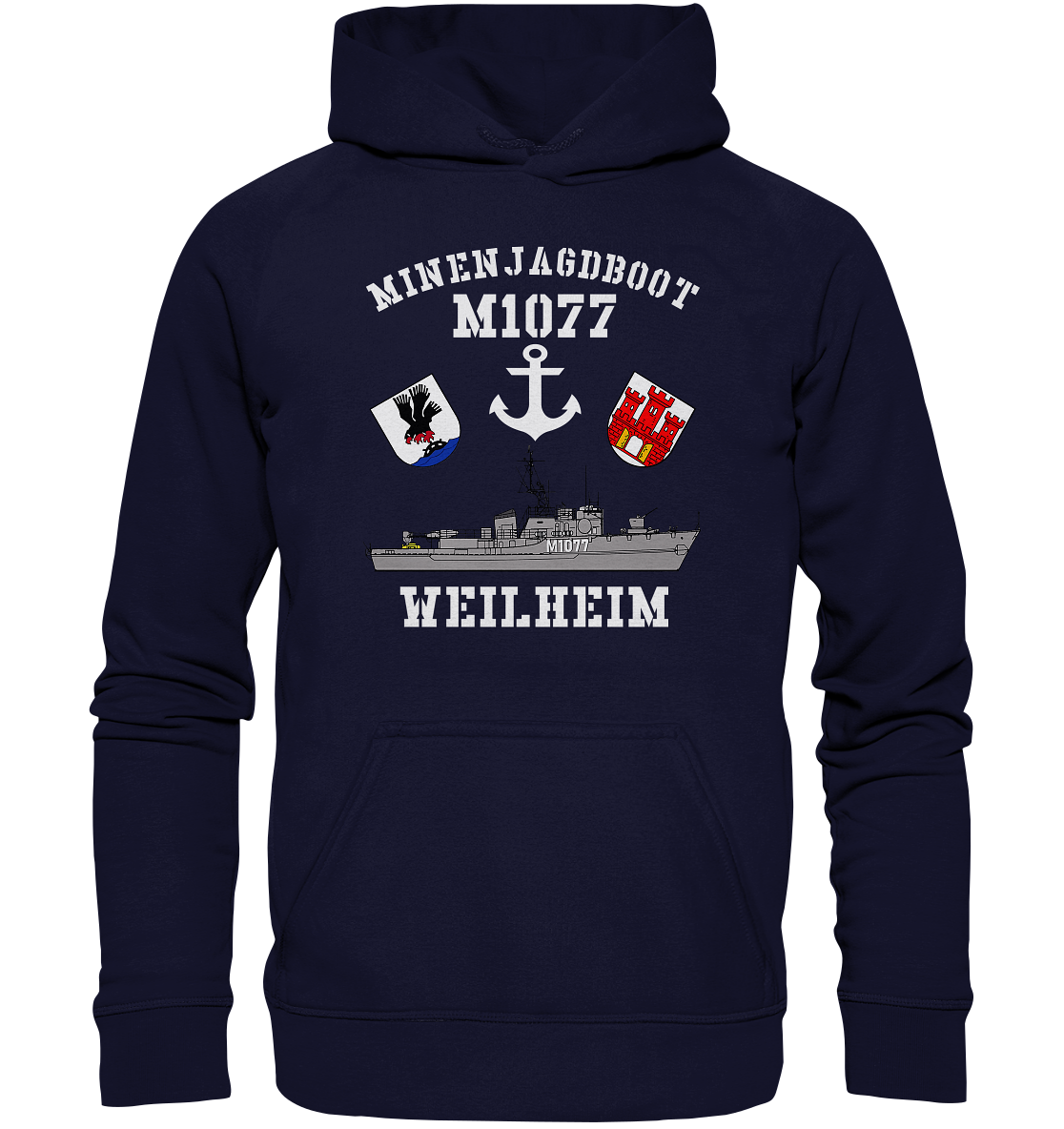 Mij.-Boot M1077 WEILHEIM - Basic Unisex Hoodie XL