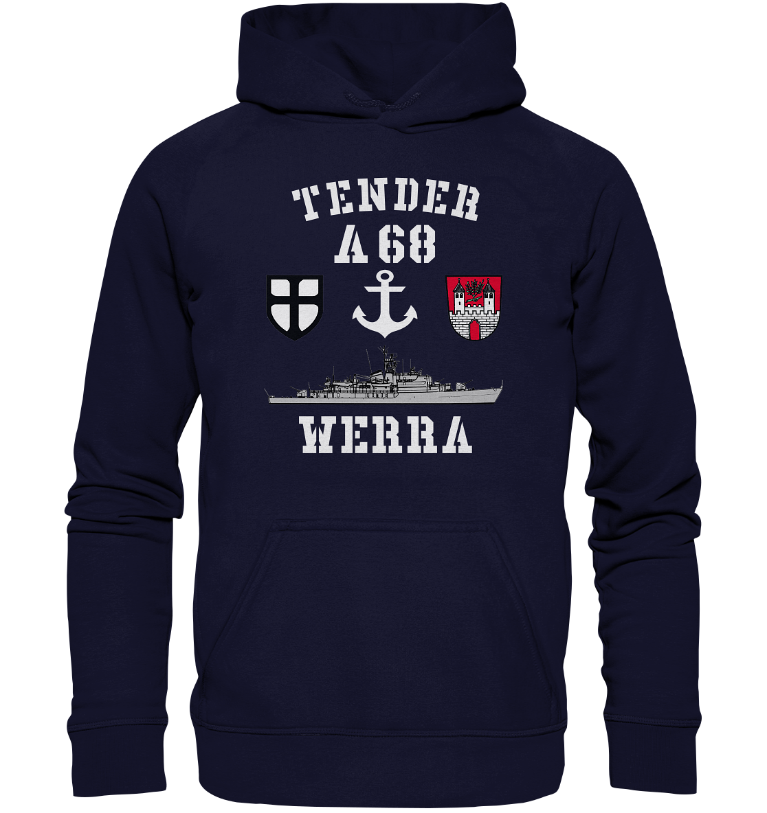 Tender A68 WERRA 7.SG Anker - Basic Unisex Hoodie XL