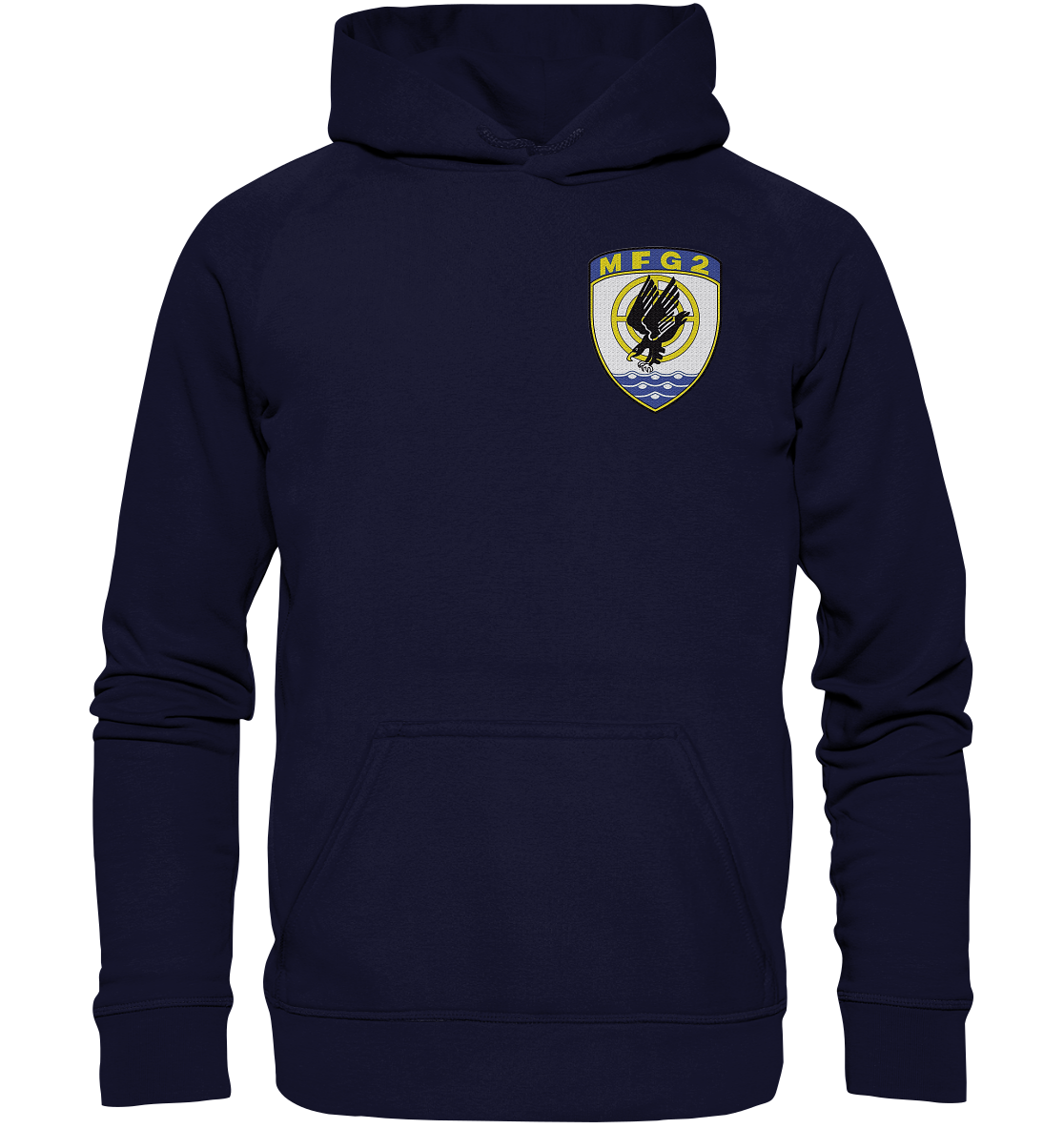 Marinefliegergeschwader 2 Brustwappen - Basic Unisex Hoodie XL