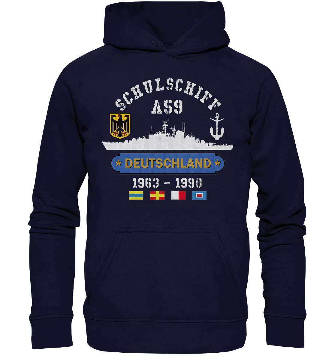 Schulschiff A59 DEUTSCHLAND - Basic Unisex Hoodie XL