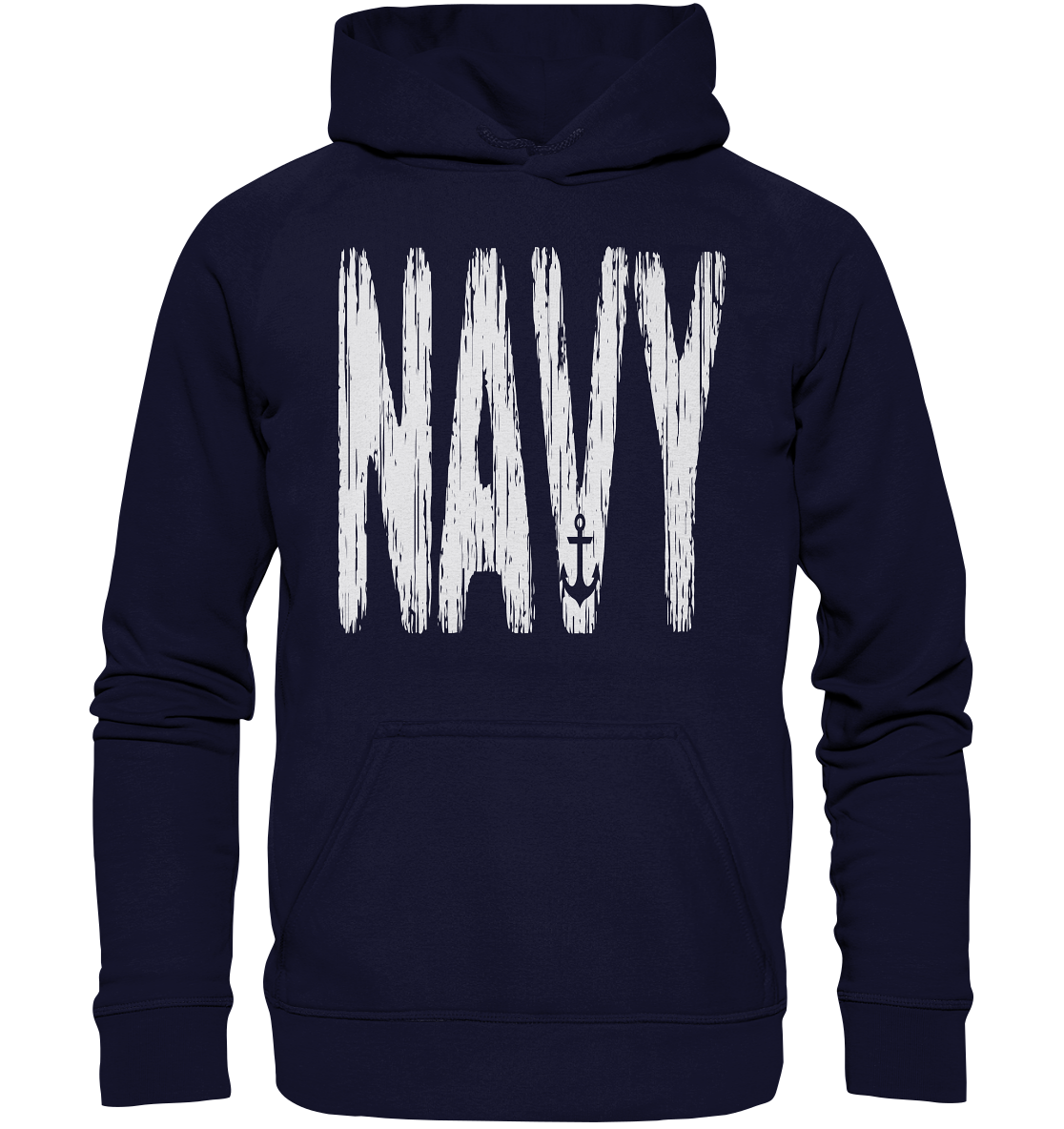 NAVY Anker - Basic Unisex Hoodie XL