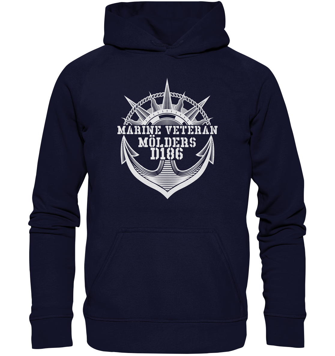 MARINE VETERAN D186 MÖLDERS - Basic Unisex Hoodie XL