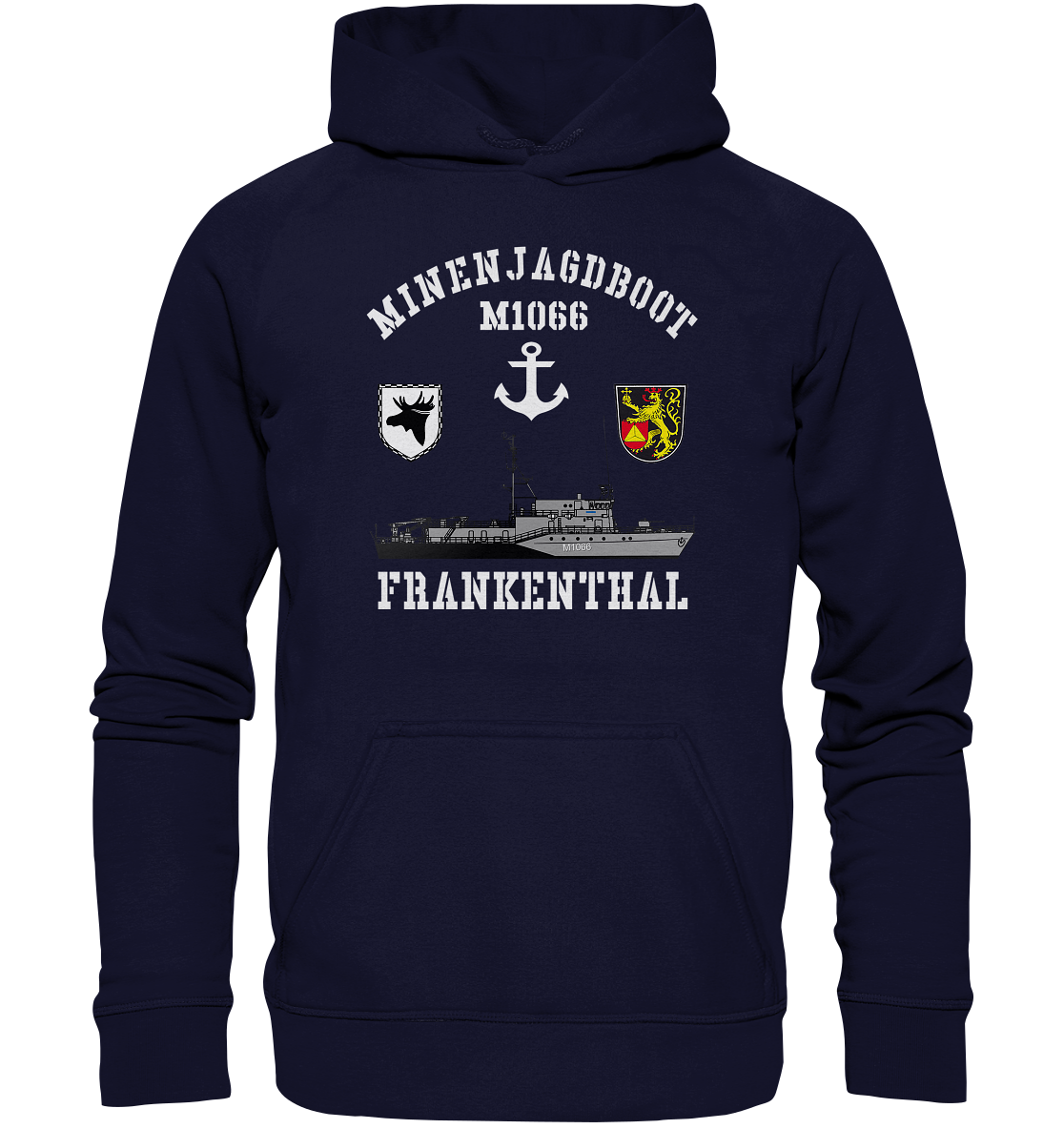 Mij.-Boot M1066 FRANKENTHAL Anker 3.MSG - Basic Unisex Hoodie XL