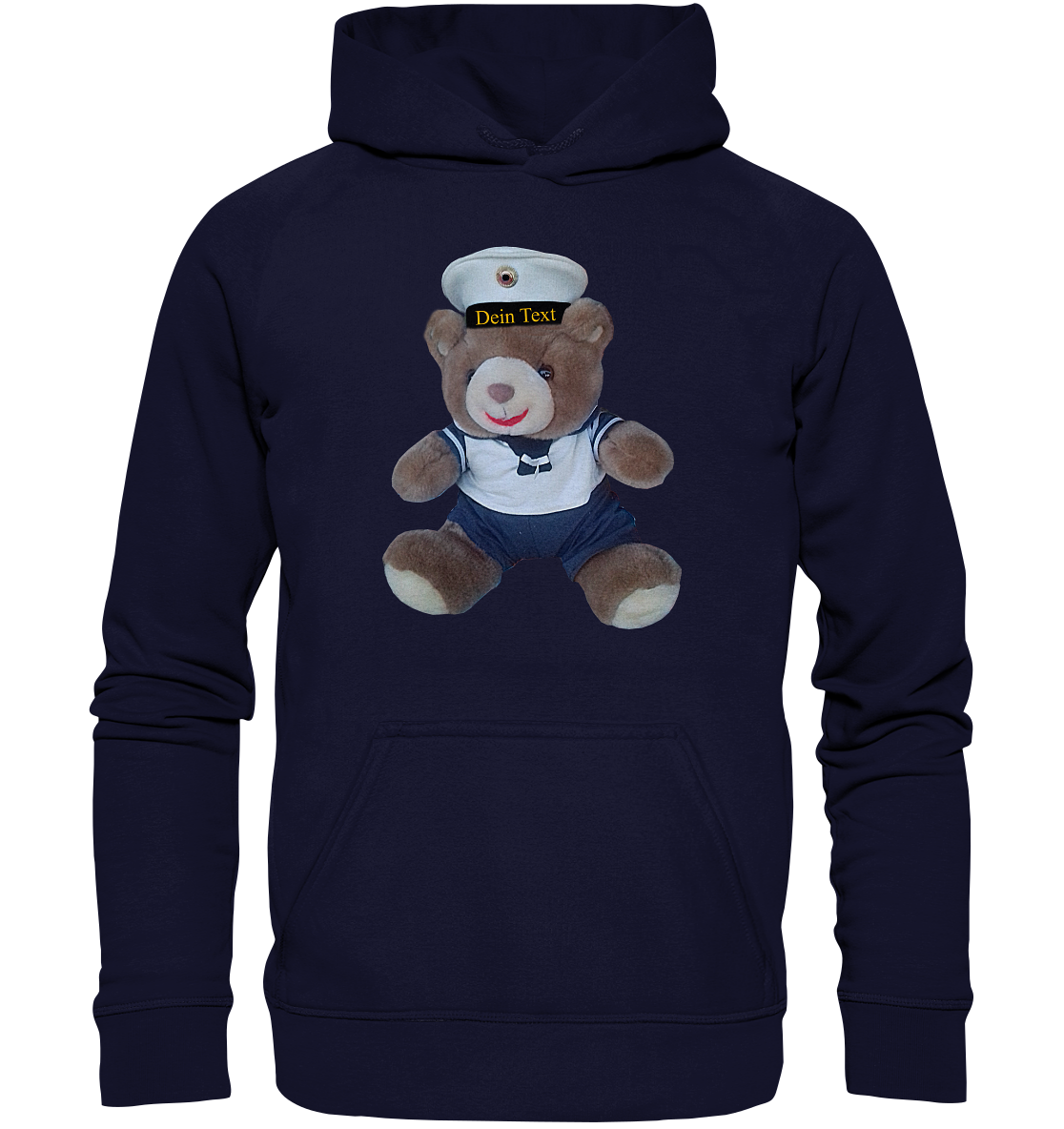 Teddy DEIN TEXT - Basic Unisex Hoodie XL