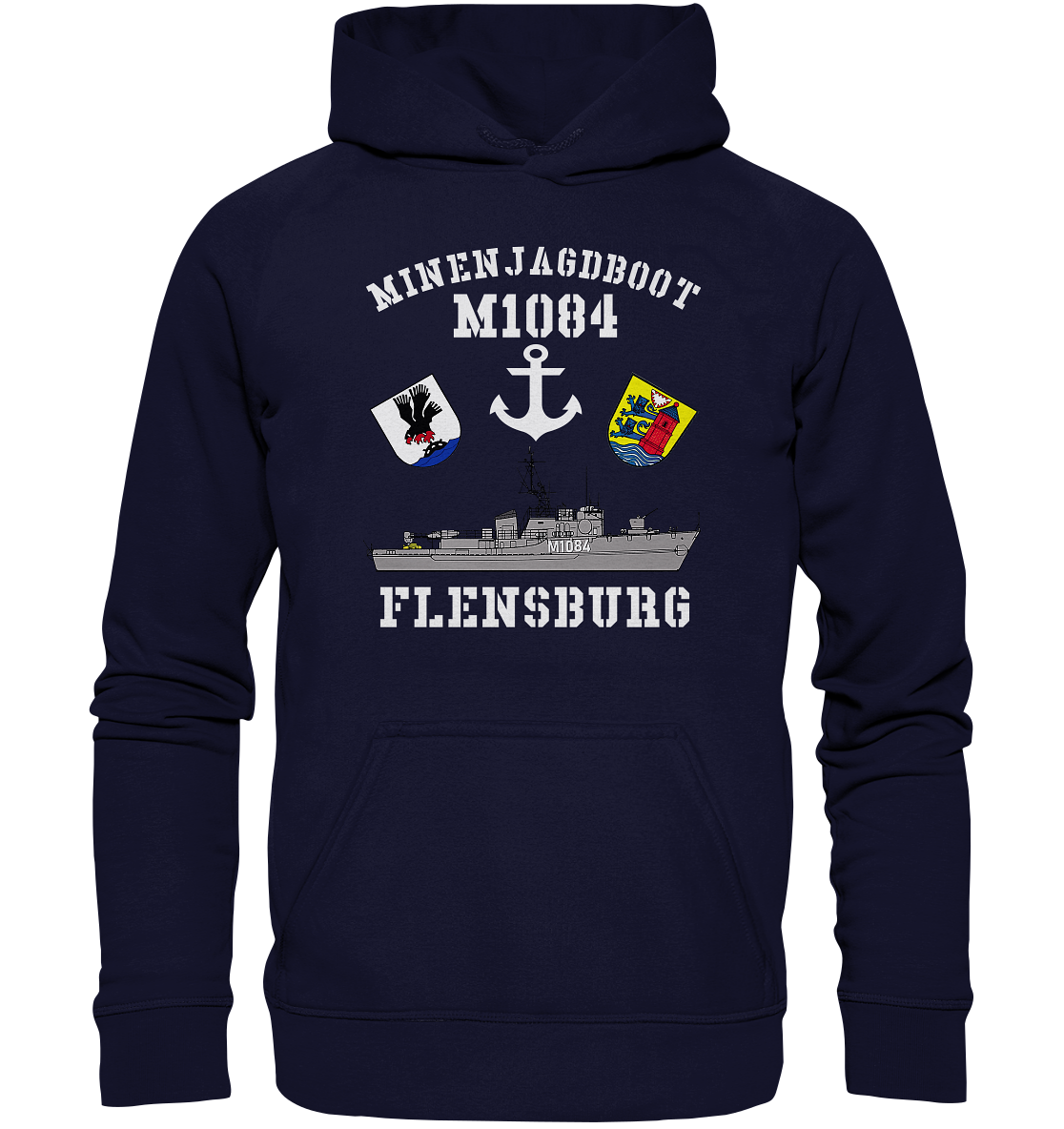 Mij.-Boot M1084 FLENSBURG - Basic Unisex Hoodie XL