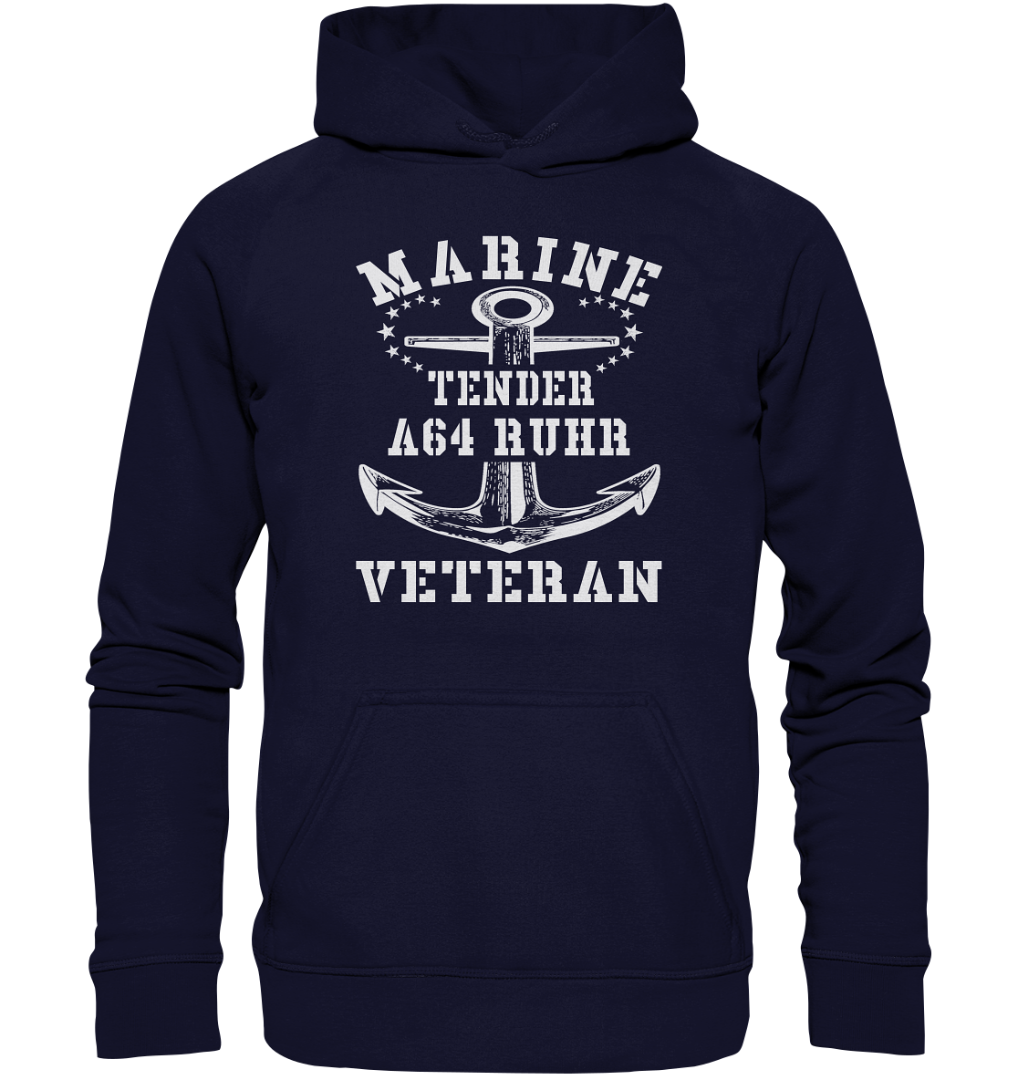 Tender A64 RUHR Marine Veteran - Basic Unisex Hoodie XL