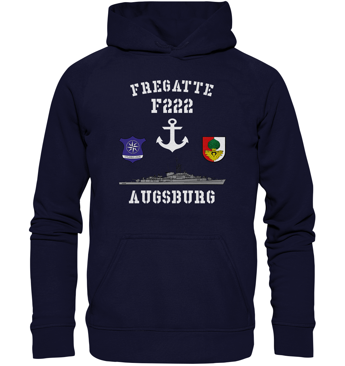 Fregatte F222 AUGSBURG Anker - Basic Unisex Hoodie XL