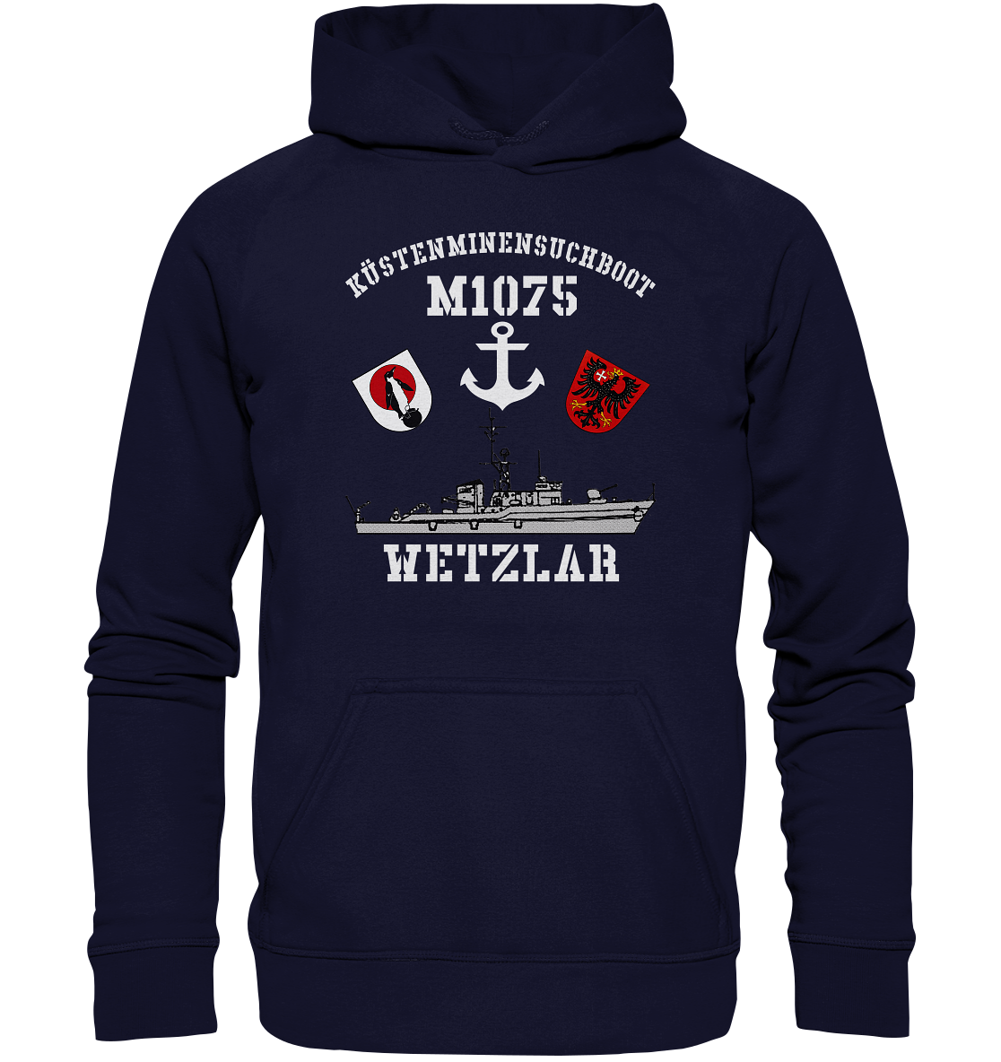 KM-Boot M1075 WETZLAR Anker - Basic Unisex Hoodie XL