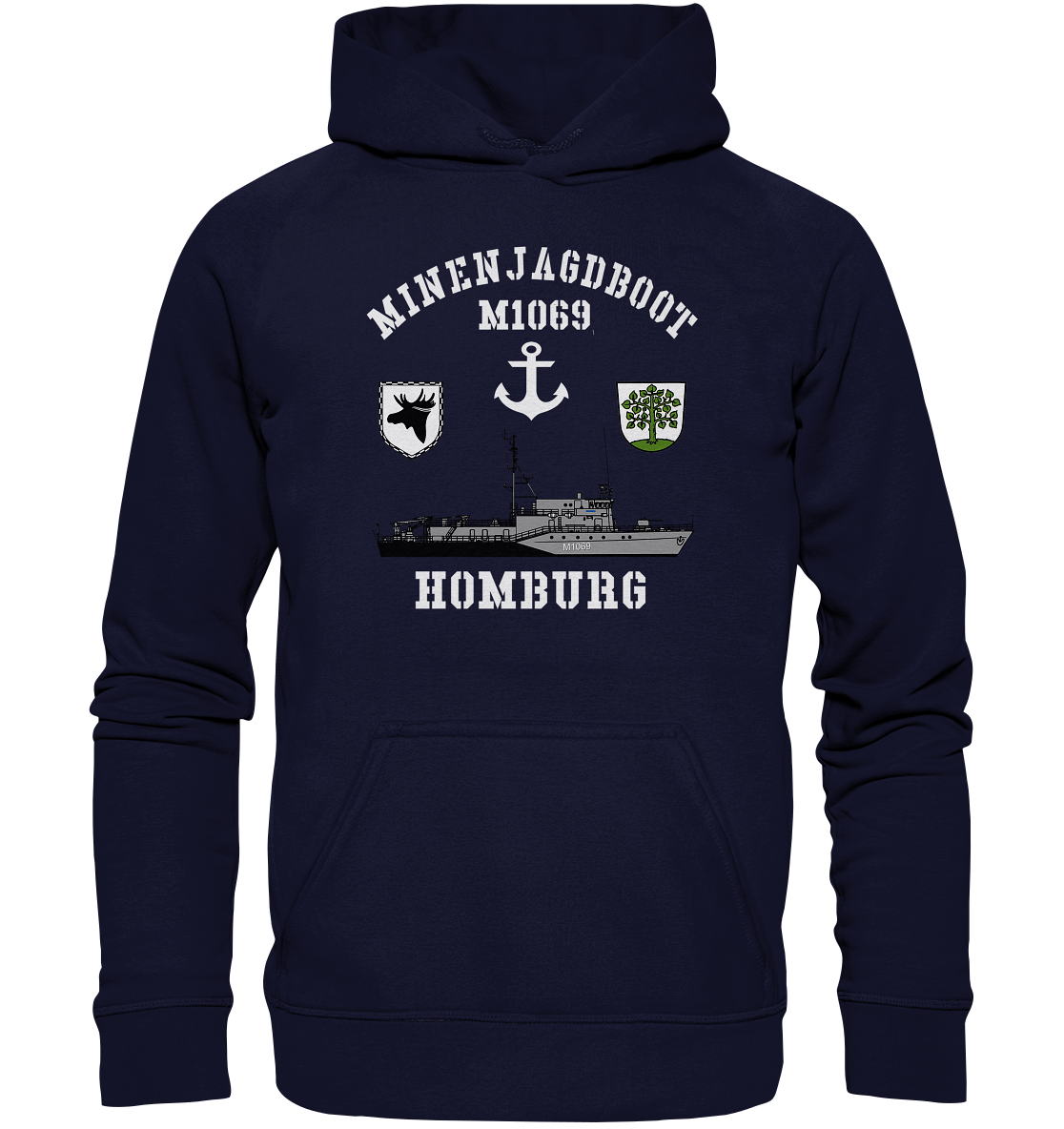 Mij.-Boot M1069 HOMBURG Anker 3.MSG - Basic Unisex Hoodie XL