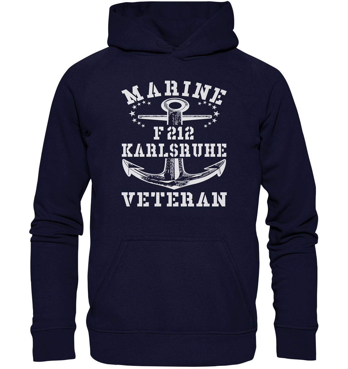 MV1 Fregatte F212 KARLSRUHE - Basic Unisex Hoodie XL
