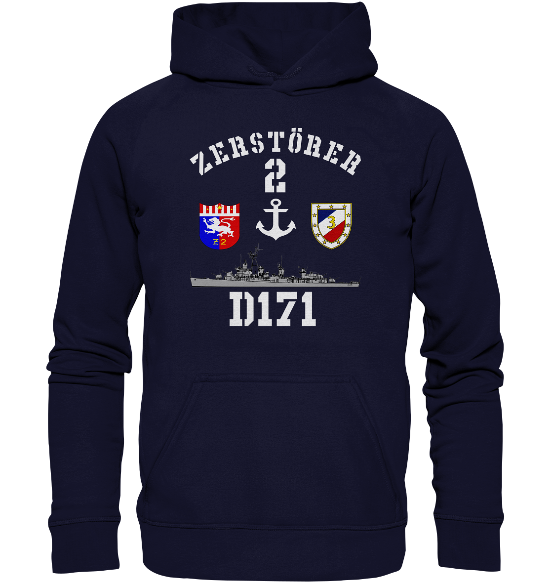 D171 ZERSTÖRER 2 Anker - Basic Unisex Hoodie XL
