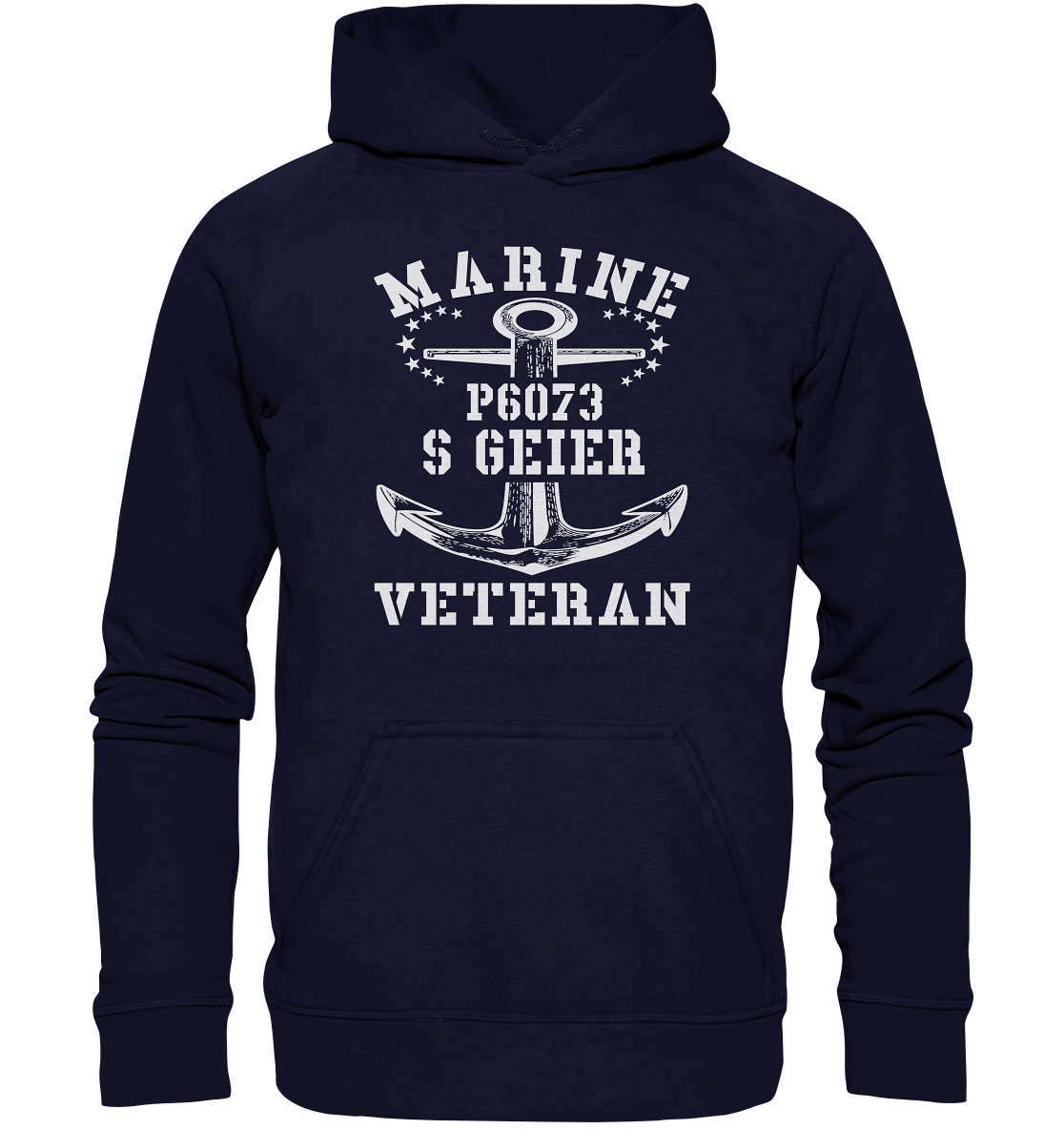 P6073 S GEIER Marine Veteran - Basic Unisex Hoodie XL
