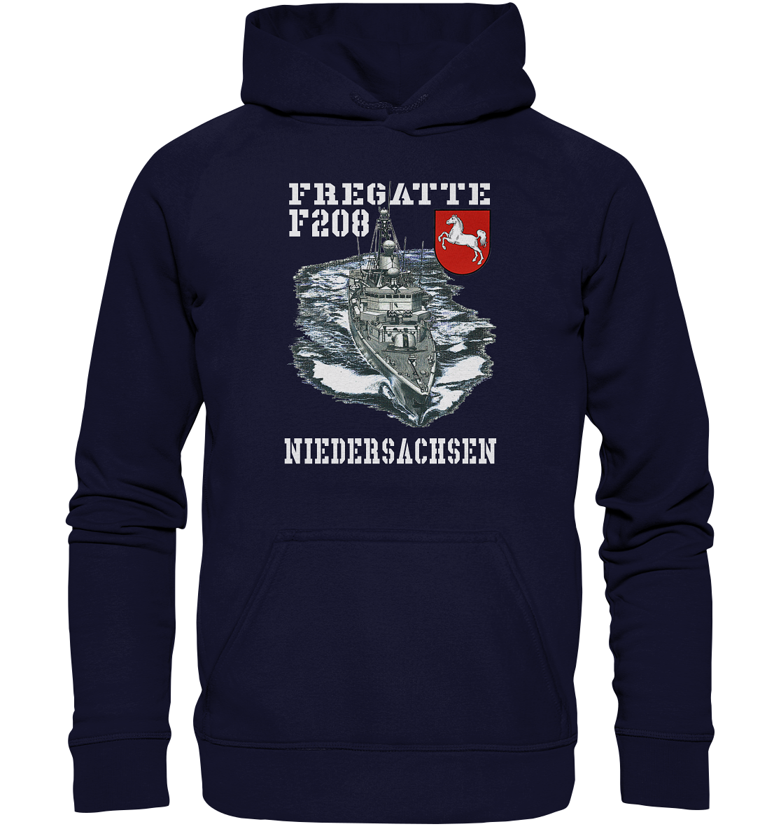 Fregatte F208 NIEDERSACHSEN - Basic Unisex Hoodie XL