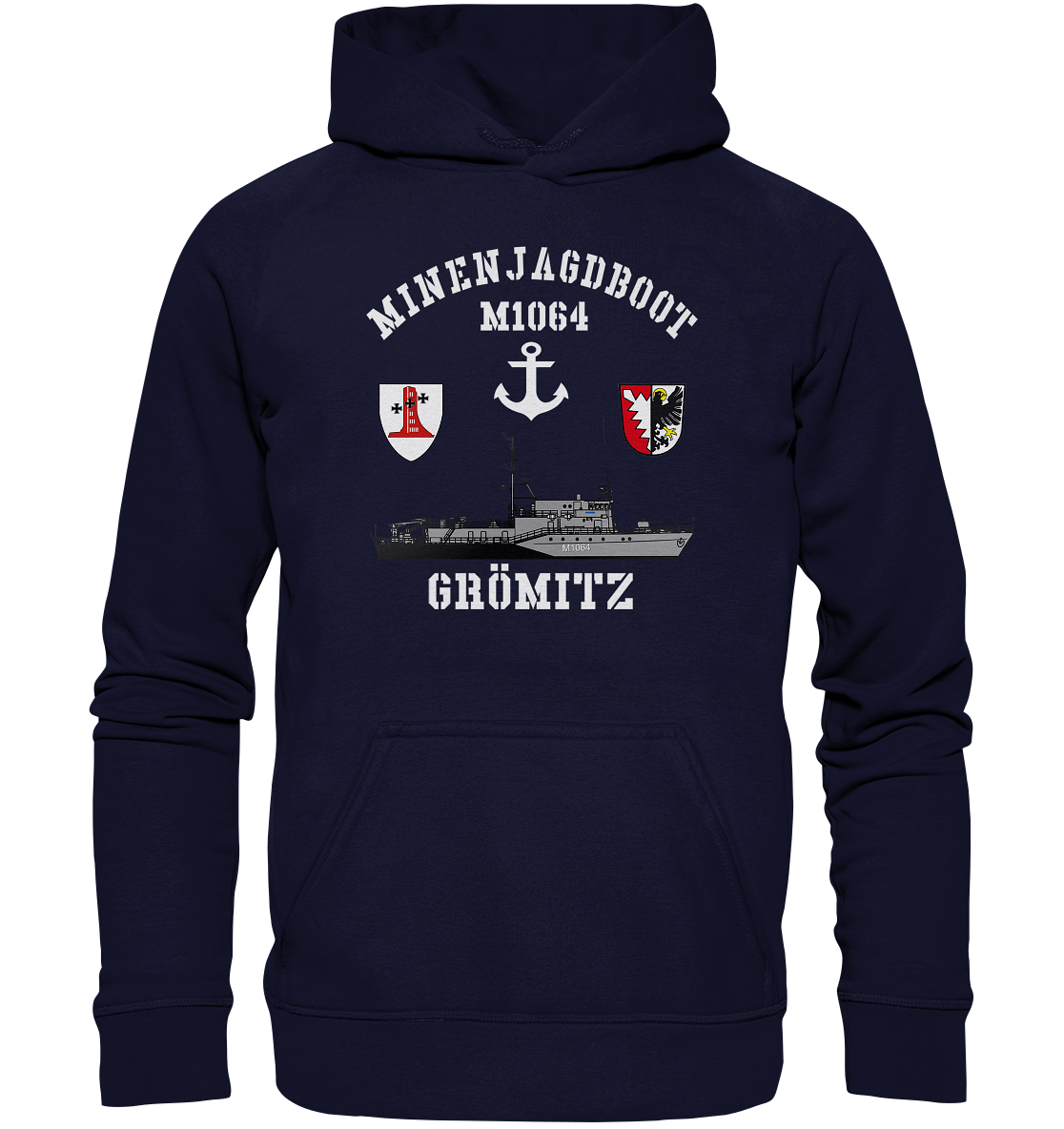 Mij.-Boot M1064 GRÖMITZ Anker 1.MSG - Basic Unisex Hoodie XL