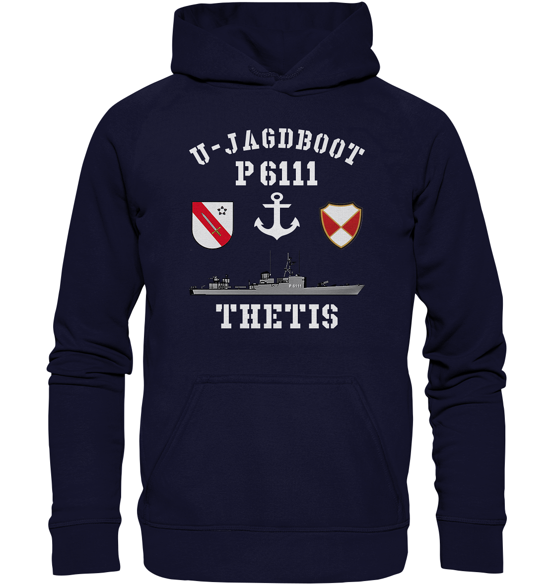 U-Jagdboot P6111 THETIS Anker - Basic Unisex Hoodie XL