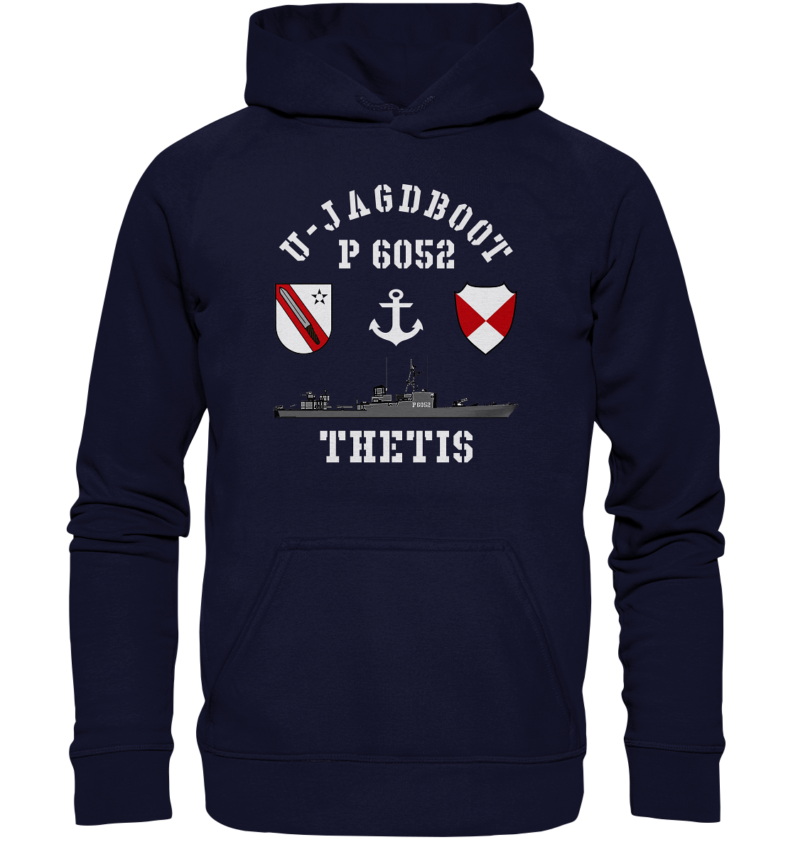 U-Jagdboot P6052 THETIS Anker - Basic Unisex Hoodie XL