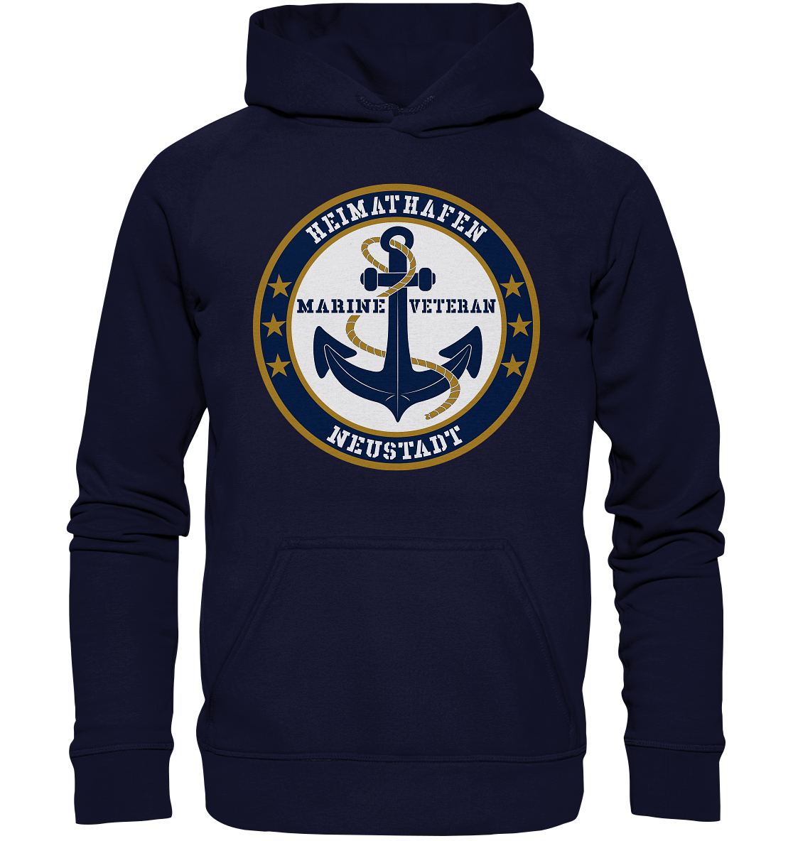 Marine Veteran Heimathafen NEUSTADT - Basic Unisex Hoodie XL