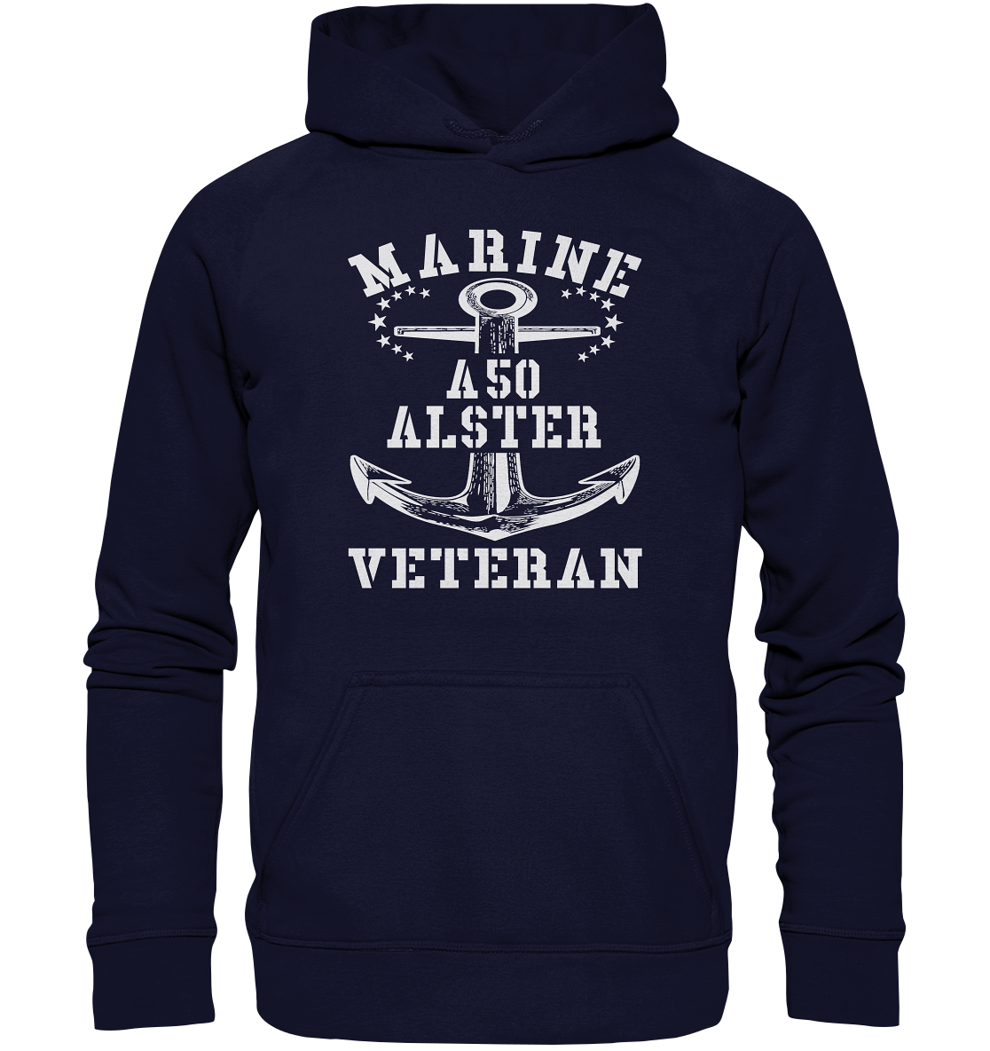 FD-Boot A50 ALSTER Marine Veteran - Basic Unisex Hoodie XL